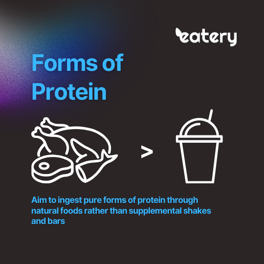 Ways to intake protein